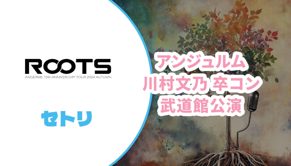 【セトリ】アンジュルム 川村文乃 卒業コンサート 【ROOTS 武道館公演 】